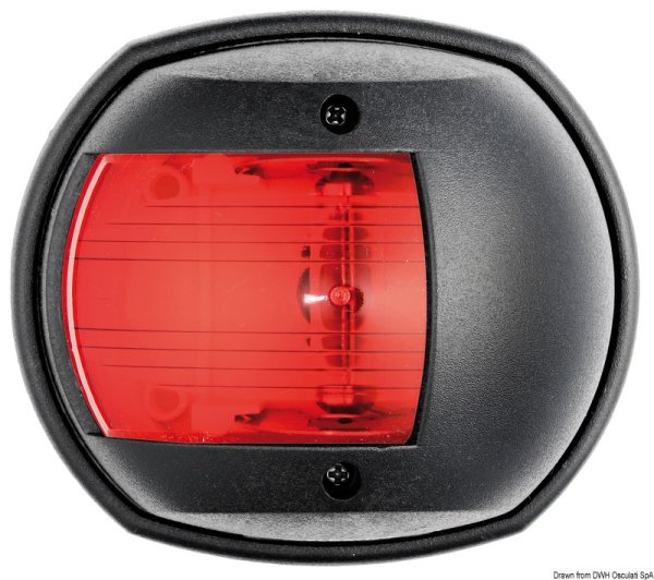 Fanale Classic 12 rosso - nero - 11.410.01